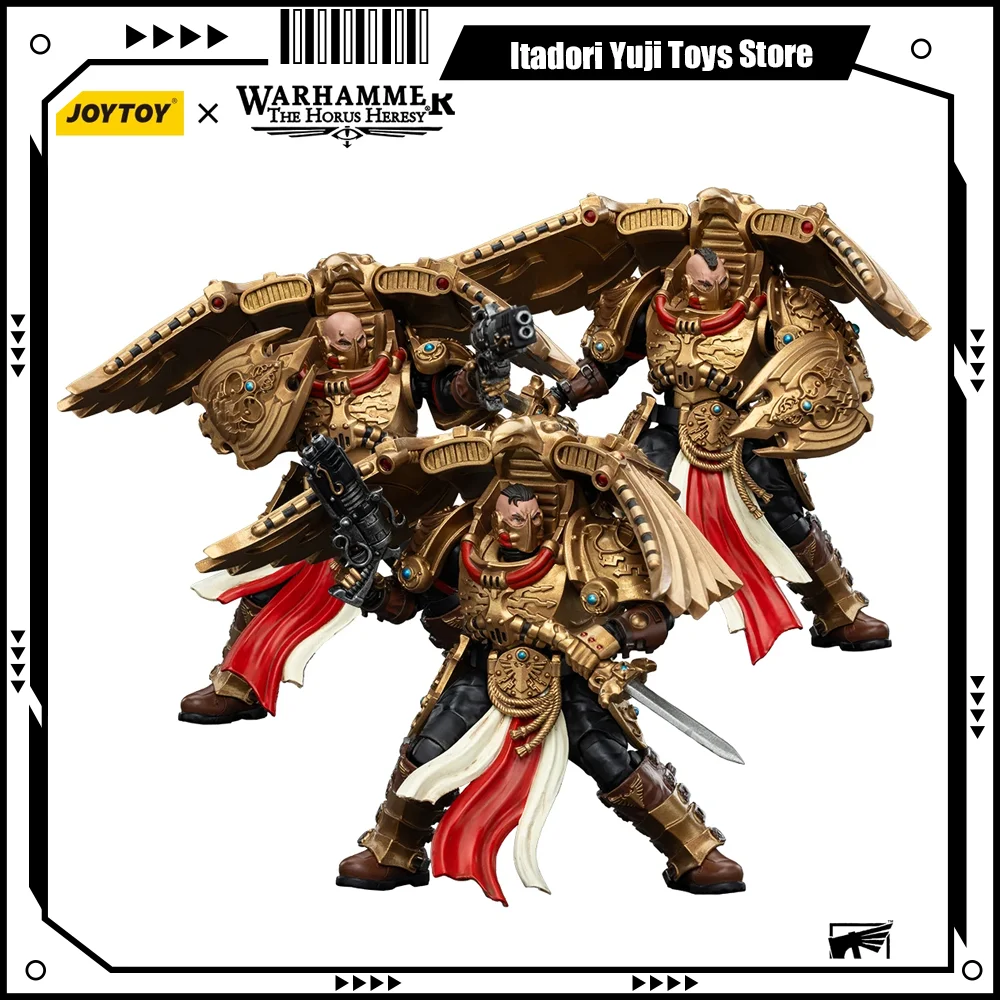 JOYTOY 1/18 Warhammer 30K The Horus Heresy Action Figure Legio Custodes Custodian Venatari Squad Figurine Venatari Lance Model