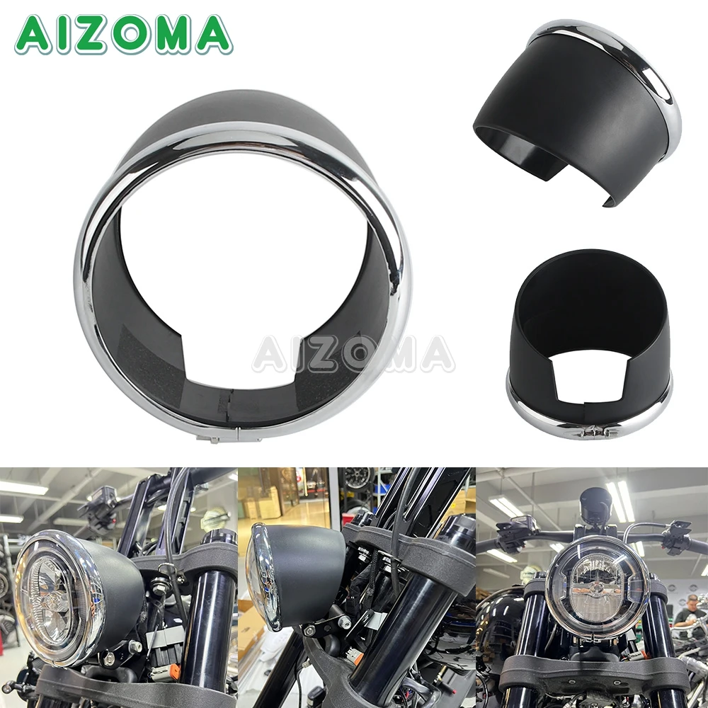 

Кожух накладки на переднюю фару мотоцикла Harley Softail, кольцо накладки на переднюю фару, подходит для Low Rider S 114 117 FXLRS 2020-2024