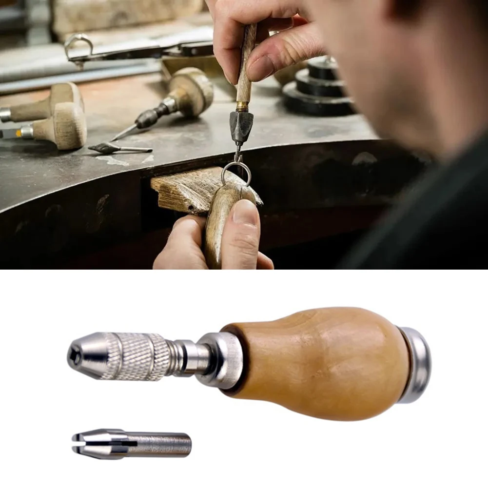 1PCS Jeweler Pin Vise Vice With Alloy Lock Tip Twisting Wire Wrapping Drill Kit For Watches Jewelry Tools Power Tool Parts