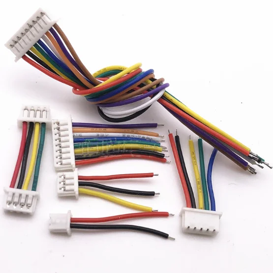 5pcs 1.25 Terminal line 1.25mm spacing Single-ended and Double-ended harness connecting line 2p/3p/4p/5p/6p/7p/8p/9P/10P JST