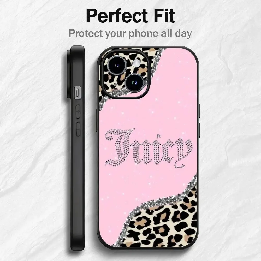 Couture Handyhülle für iPhone 17 16e 16 15 14 13 12 11 Pro Max Mini X XR Air Plus Weiche Silikon-Rückseite J-JuicysS Cover – Detail 4