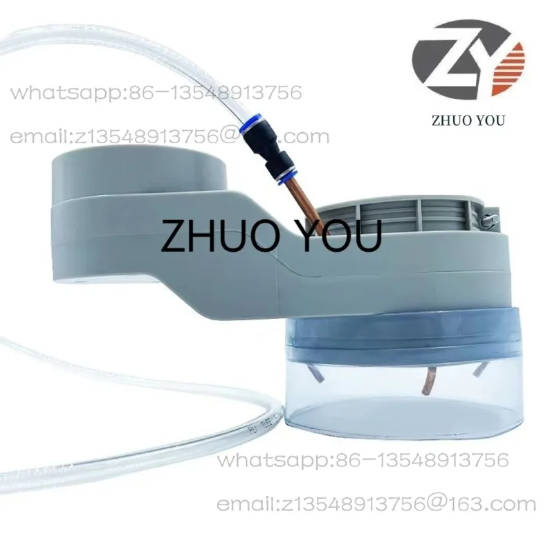 Four-process numerical control cutting machine metal separation type dust-free blowing soot blowing vacuum cover