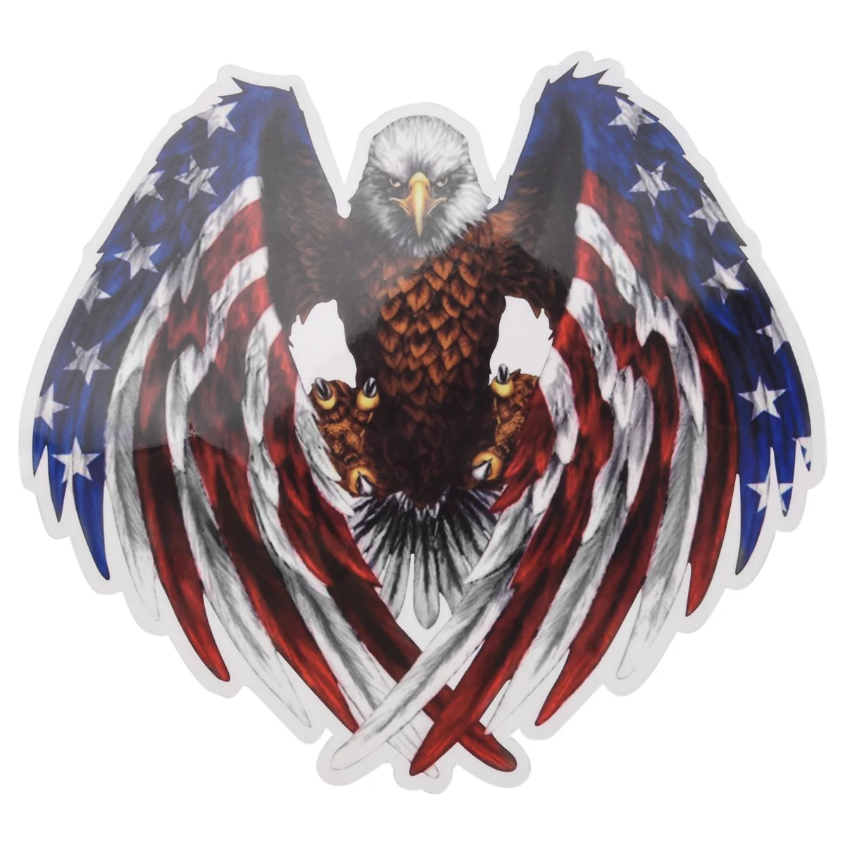 Decal sticker for Car motorcycle eagle with USA flag