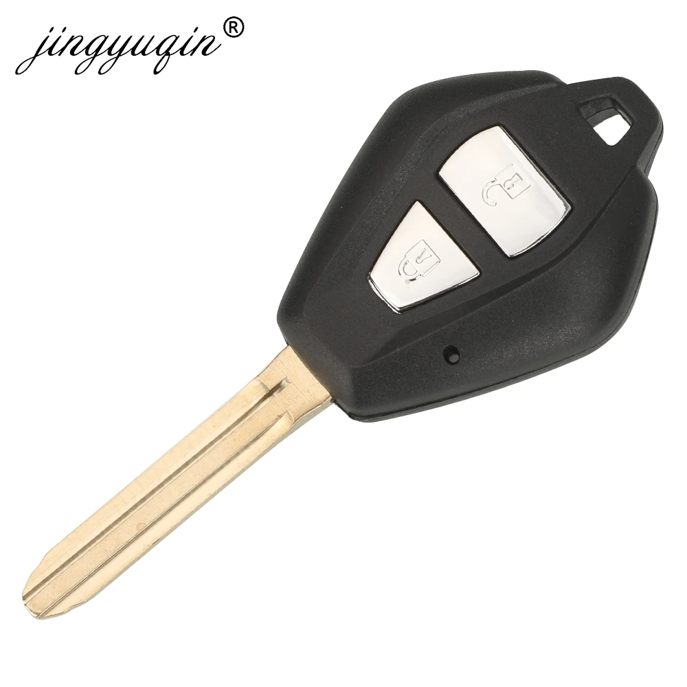 jingyuqin Remote Car Key Fob 2 Buttons 433.92MHz ID46 Chip for Isuzu D-Max Holden Colorado Auto Key Control Replacement