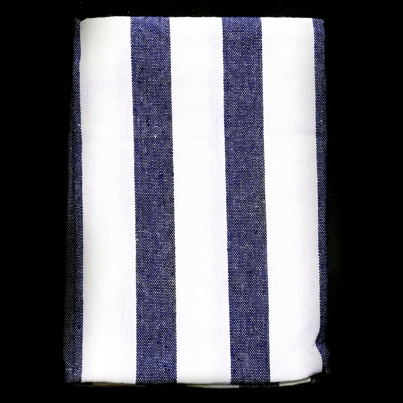 3Piece High Quality Blue White Plaid Striped Tea Towel Kitchen Towel Napkin Table Cloth 100% Cotton Woven Fabric