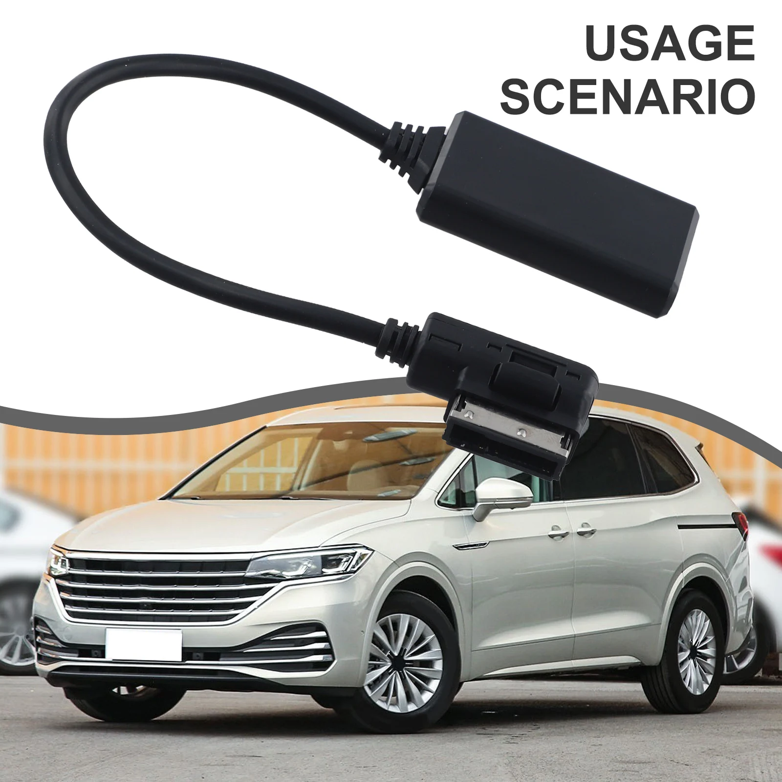 Accessories Adapter Cable USB AUX LED Indicates Mobile Devices Plastic Components Connector Practical Accessories