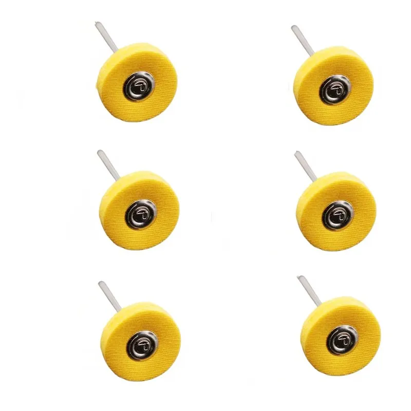 

53Pcs 3mm Yellow Polishing Cloth Wheel, Wear-resistant No Lint, for Jewelry Watch Metal Polishing, Rotary Tool Accessory