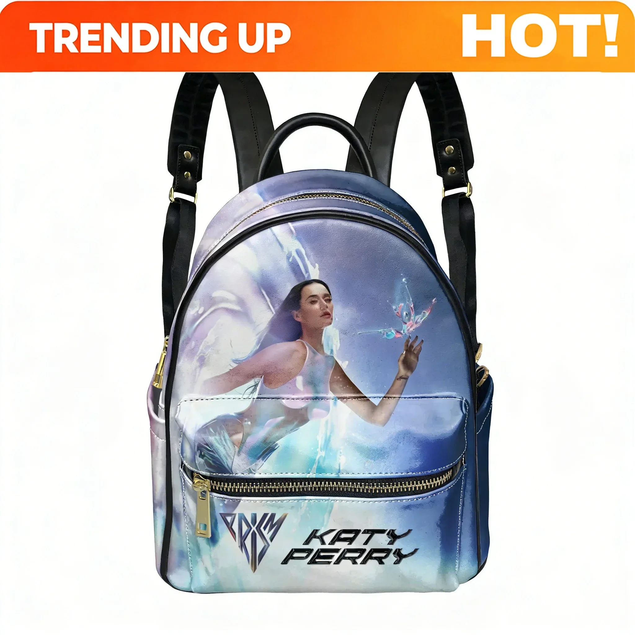 Custom Bag Katy Perry Singer Backpack Womens Men Personalized Double Shoulder Bag Business Travel Bookbag Rucksack Gift Daypack