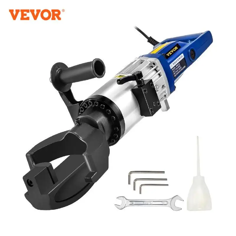 VEVOR Handheld Electric Hydraulic Rebar Steel Bender 800W 1200W 1500W 110V W/ Copper Motor for Builders Contractors Manufacturer