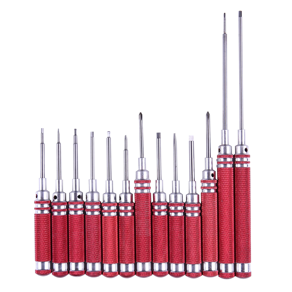 EMP Red Handle CNC short White steel screwdriver 1.5 2.0 2.5 3.0 Hexagon/Slotted/Phillips screwdriver