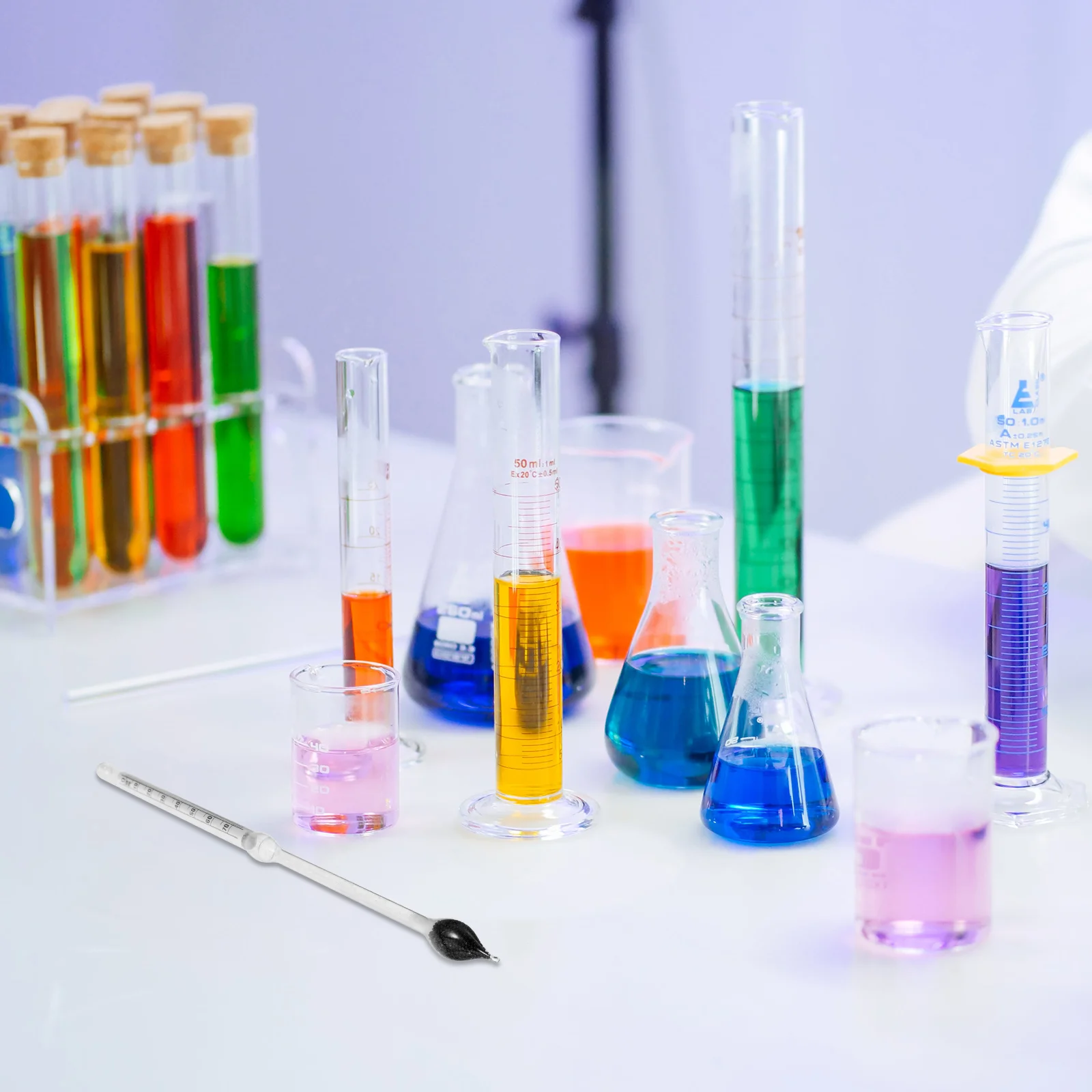 Hydrometer Measure Hydrometers Densitometer for Fish Tank Advanced Salt Glass Liquid Measurements