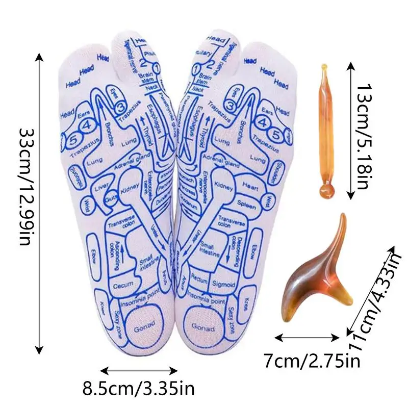Reflexology Socks For Women Reflexology Foot Massage Socks Aches Relief Remedy For Foot Massage Physiotherapy Sock Dropshipping