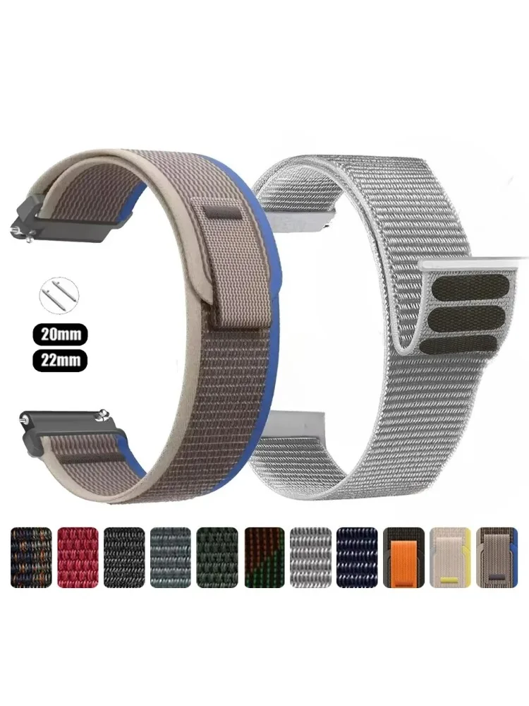 20mm 22mm Nylon-Schlaufe für Garmin Venu 3 2 Sq Band Schnell Verstellbares Armband für Forerunner 570 265 255 Vivoactive 6 5 Armband