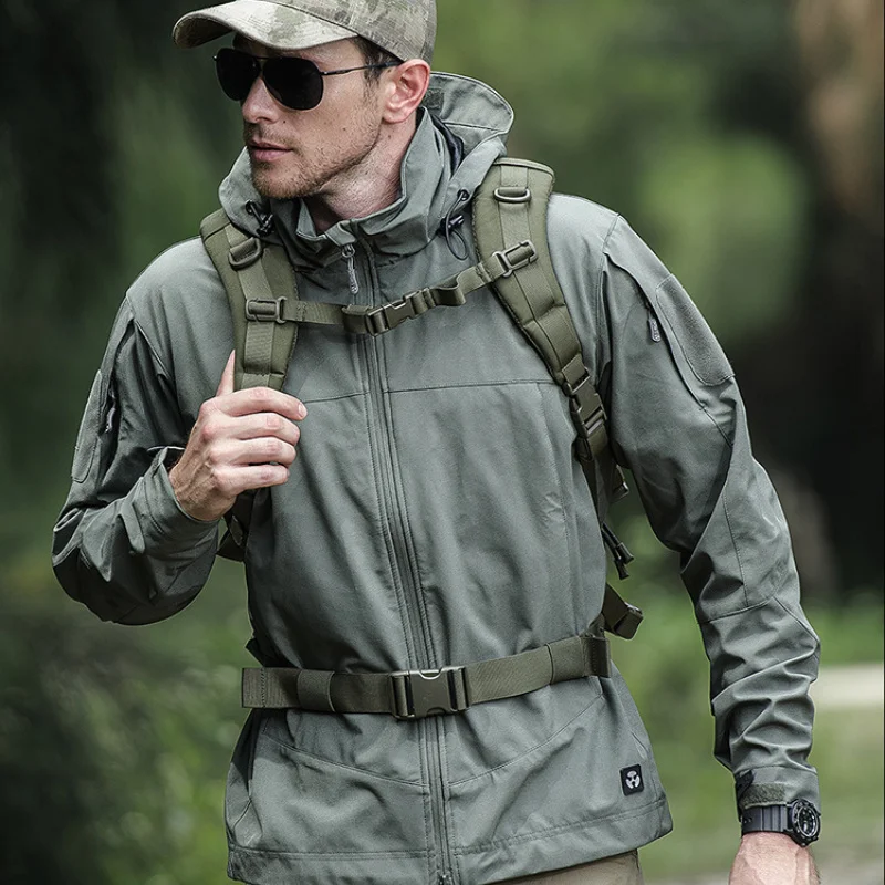 

Autumn and Winter Lightweight Tactical Multi-Functional Jacket Mens Military Fans Outdoor Windproof Clothing Mountaineering Coat