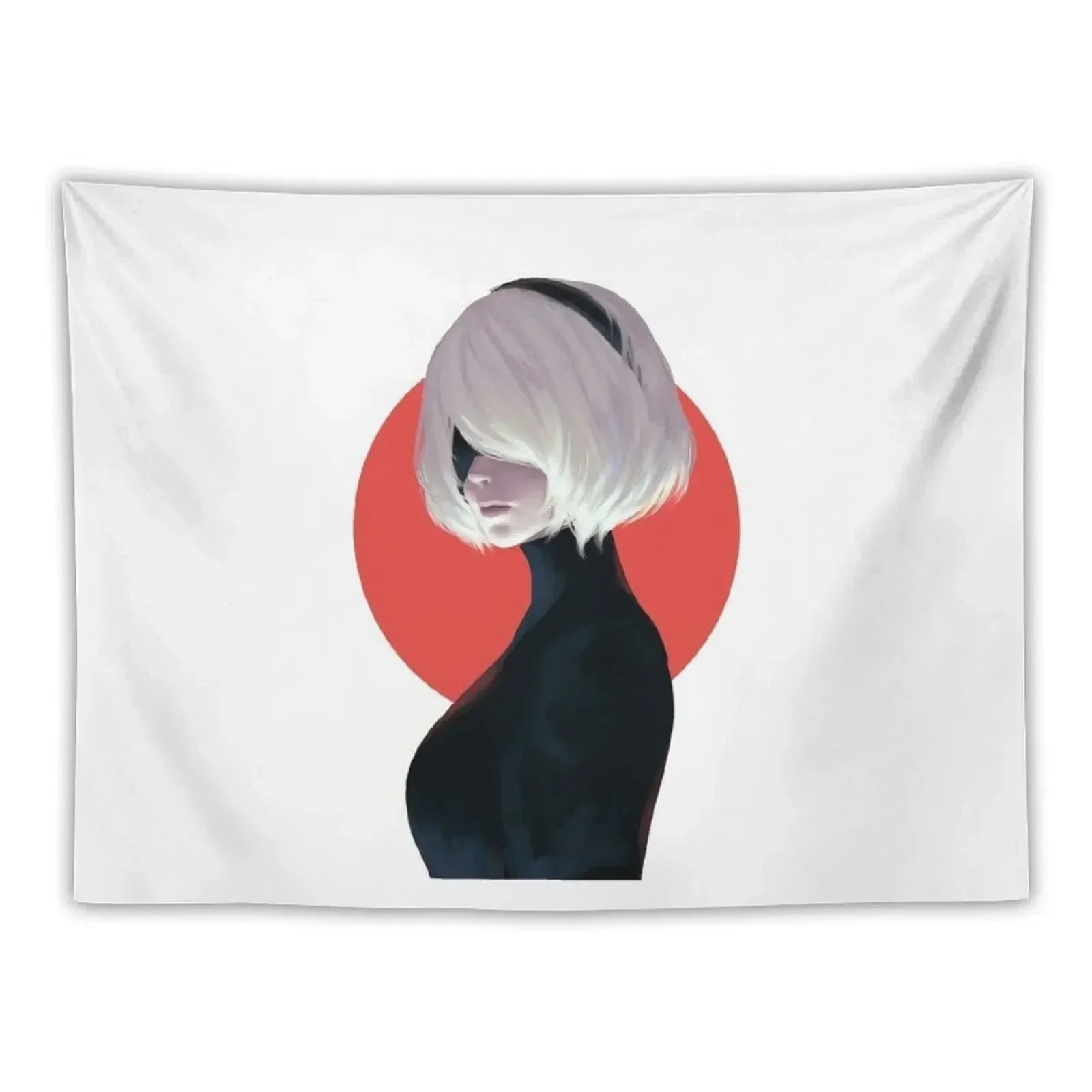 Nier automata 2B Tapestry Things To The Room Wallpaper Room Decor Cute Japanese Room Decor Tapestry