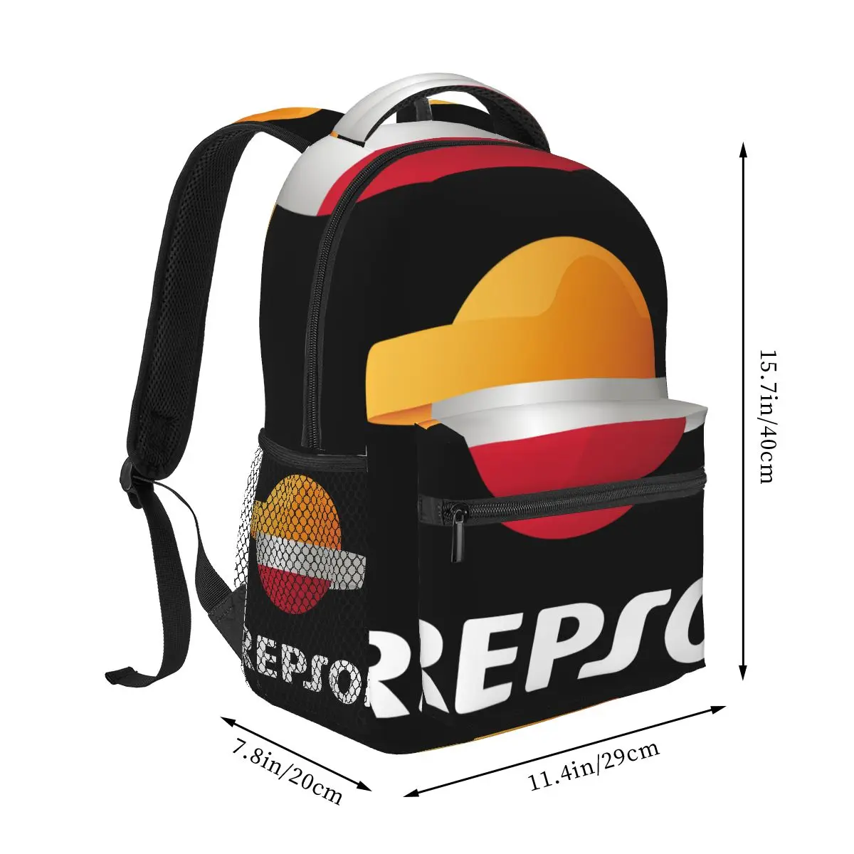 Repsol Casual Backpack Unisex Students Leisure Travel Computer Backpack