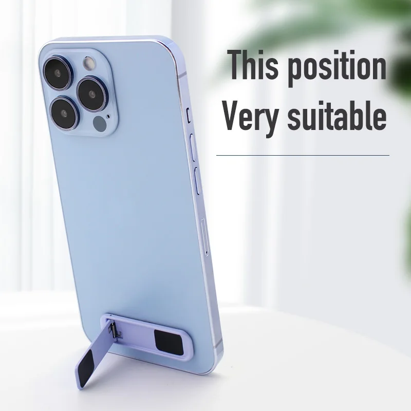 

Mini Magnetic Phone Holder Foldable Mobile Phone Back Invisible Holder Metal Bracket Desk Stand for IPhone Xiaomi Samsung