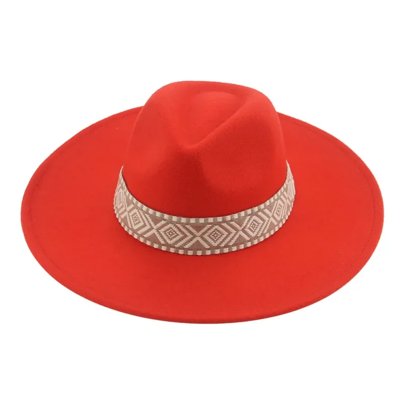 Hat Hats for Women Fedoras Men Caps Male Autumn Winter Solid Winter Hat Casual Band Jazz Caps 60cm Big Size Sombreros De Mujer