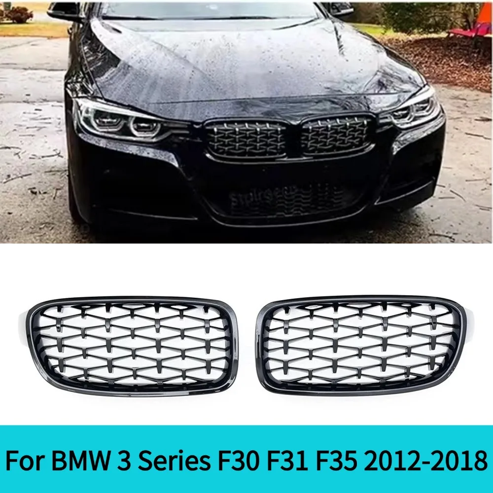 For BMW 3 Series F30 F31 F35 320i 325i 328i Sport Front Bumper Grille Inlet Grill Mesh Tuning 2012-2018 - Sporty Upgrade Accesso