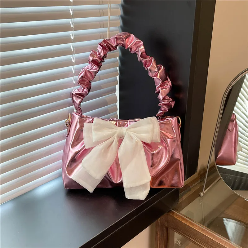 

Fashionable Crossbody Bags for Women Shoulder Bags Trendy Bow Sweet Cute Purse and Handbags Designer Bag Сумка Женская bolsos