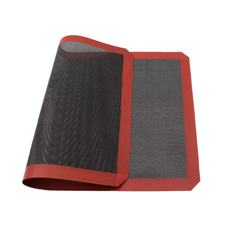 Breathable fiberglass baking mat Lightning puff mat Non-stick high temperature baking mat Silicone bread baking mat