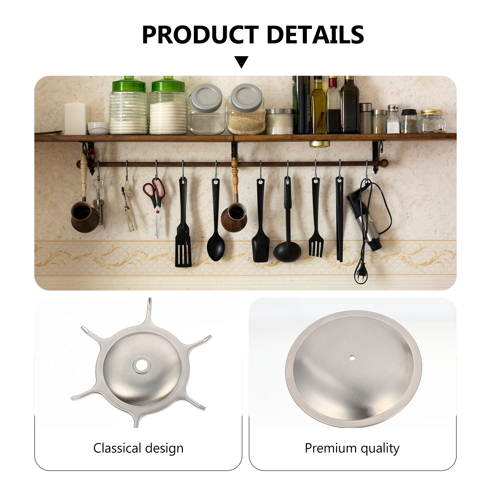 

Drainer Spatula Rack Kitchen Racks and Shelves Silver Stainless Steel Storage Holder