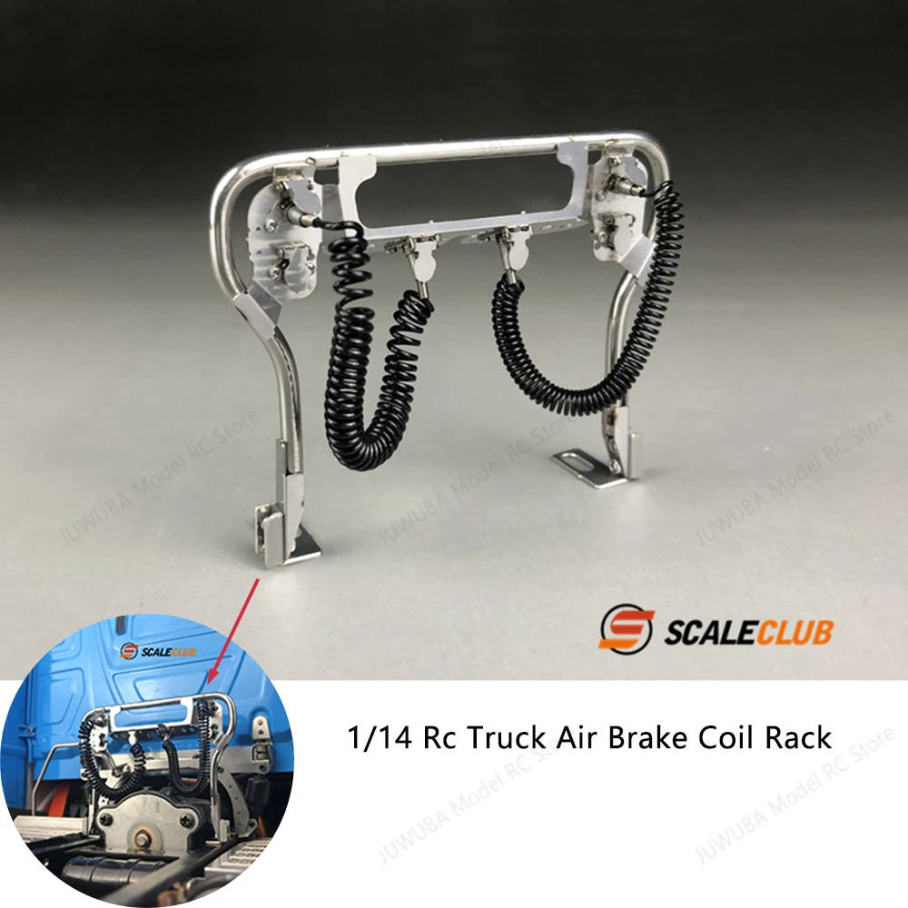 

Scaleclub 1/14 Rc Truck Metal Air Brake Coil Trachea Rack Wire for Tamiya Scania 770S MAN Benz Volvo RC Truck Trailer Diy Parts