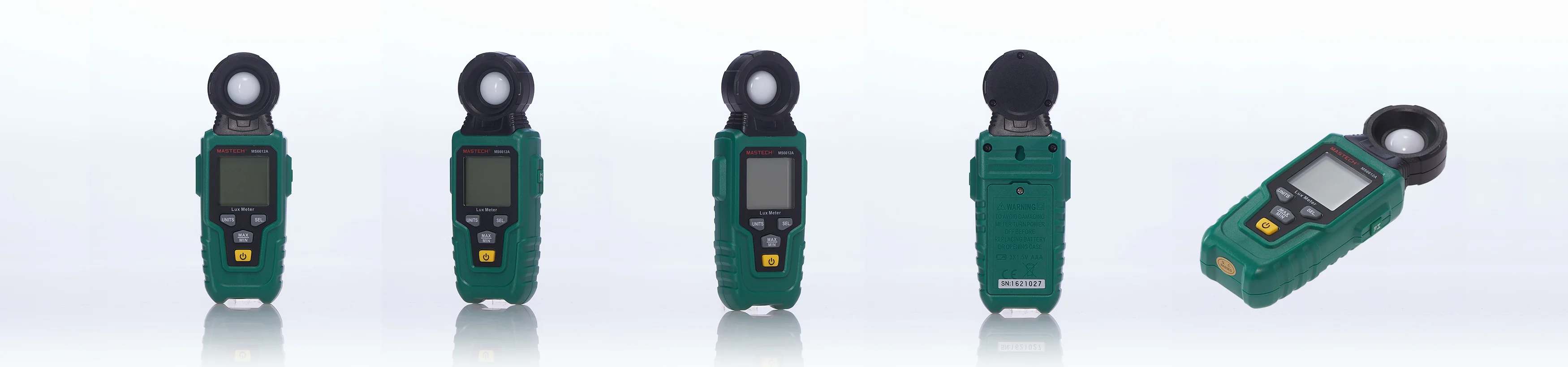 MASTECH MS6612A Light Meter LUX Digital Luxmeter Luminance Lux Fc Test Max Min Illuminometers Photometer