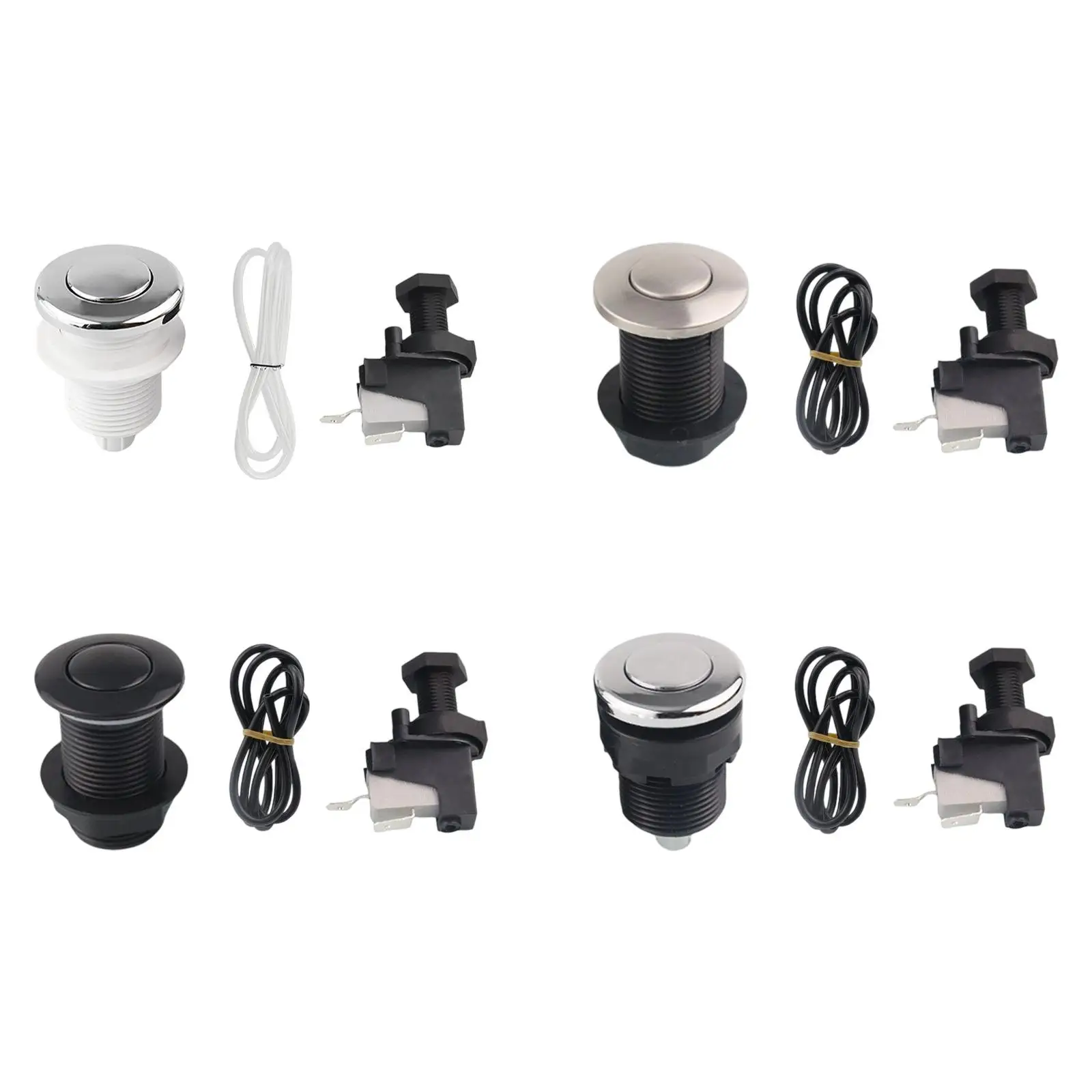 Pneumatic Switch Garbage Disposal Parts Spare Parts Sink Top Air Switch