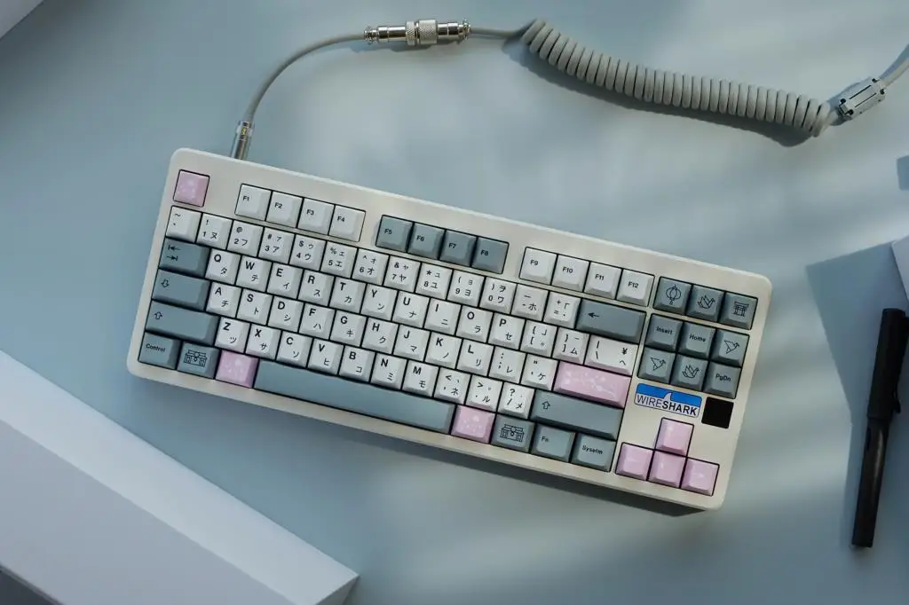 GMK-Tapa de tecla Fuji PBT, accesorio personalizado con sublimación, perfil de cereza, para teclado mecánico MX Switch 155/87/108, 75/61 teclas