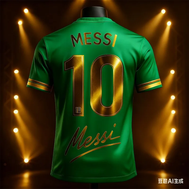 

2026 New Hot Selling Special Edition Messi No.10 Football Suit Oversized Adult Sports Short Sleeved Training Suit Football Suit