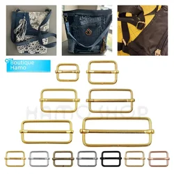 10 pz diapositive in metallo anello quadrato fibbie regolatore della cinghia per cintura nastro cinghia borsa Hardware cucito gatto cane collare accessori fai da te