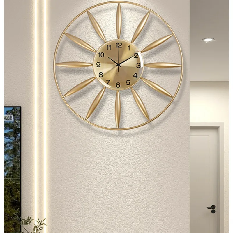 Large 3d Wall Clocks Modern Living Room Art Silent Battery Clock Mechanism Mechanical Clock Relogio De Parede Wall Decoration