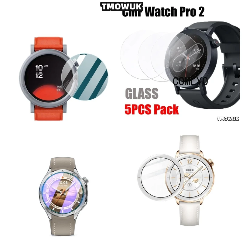 

For OPPO Watch X2 For CMF Watch Pro 2 9H Hard Anti-Scratch HD Ultra-Thin Tempered Glass Screen Protector