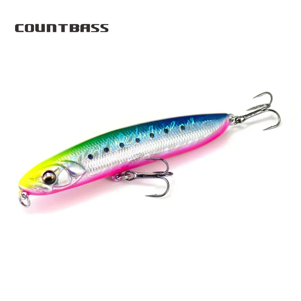 

93mm 3-3/5" 18g 41/64 oz. Dive 0.3m Stickbaits Fishing Lure Lipless Sinking Minnow Pencil For Shallow Water Hardbait La Peche