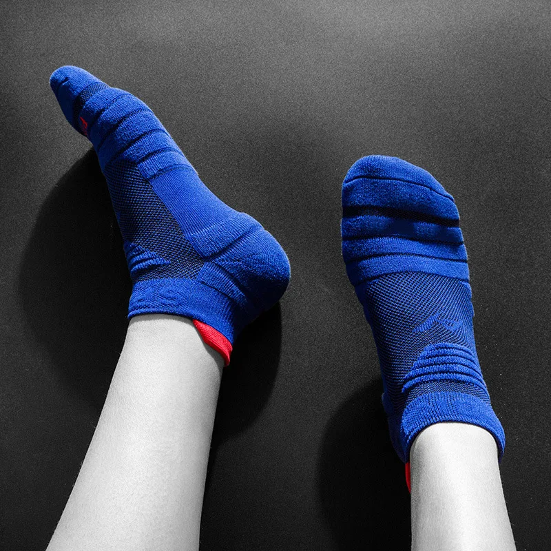 Men Women Running Ankle Socks Athletic Cycling Basketball Socks Anti-slip Breathable Quick Dry Fitness Short Tube Sport Socks