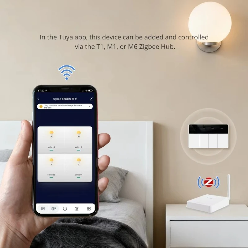 High Quality Wall Switch Push Button Smart Home Products  Works
