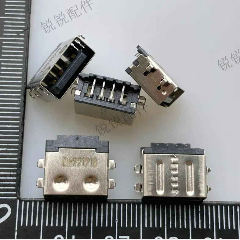 For the new model, short body USB2.0 socket female seat 4P sinking plate USB charging port data socket, power interface