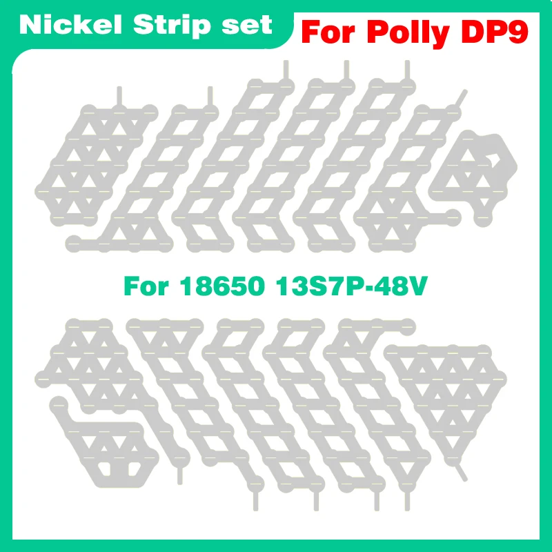 Polly DP9 Nickel Strip 18650 10S9P 13S7P 14S6P 0.15mm for 36V 48V 52V E-bike Battery Pack Welding Strips for Replacement DIY image 4