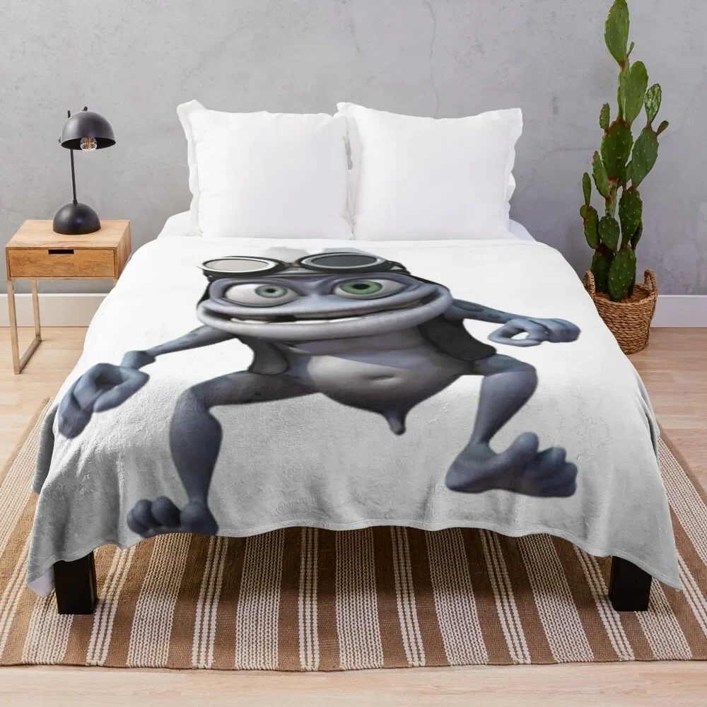 

Crazy Frog Throw Blanket cosplay anime Fashion Sofas Blankets