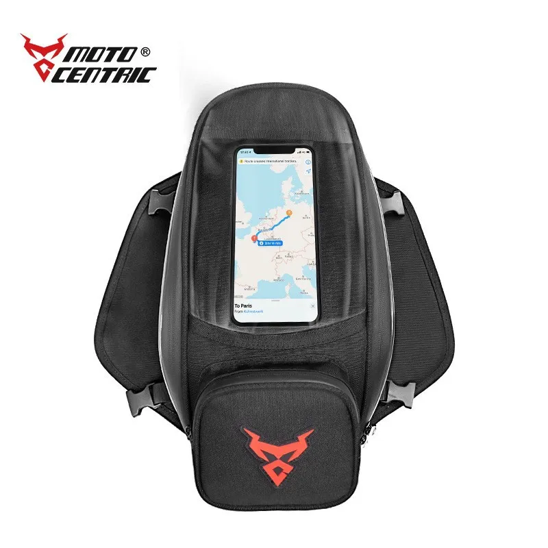 

Motorcycle Magnet Bag Touch Screen Waterproof Bag Motorcycle Fuel Tank Bag Navigation Universal Motorbike Tool Backpack Portable