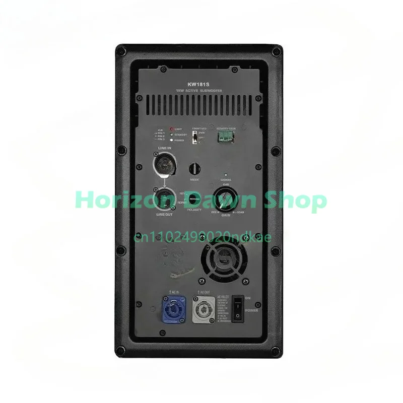 Professional Digital Amplifier Module Rear Panel Board for Active Speaker Subwoofer with Metal Case
