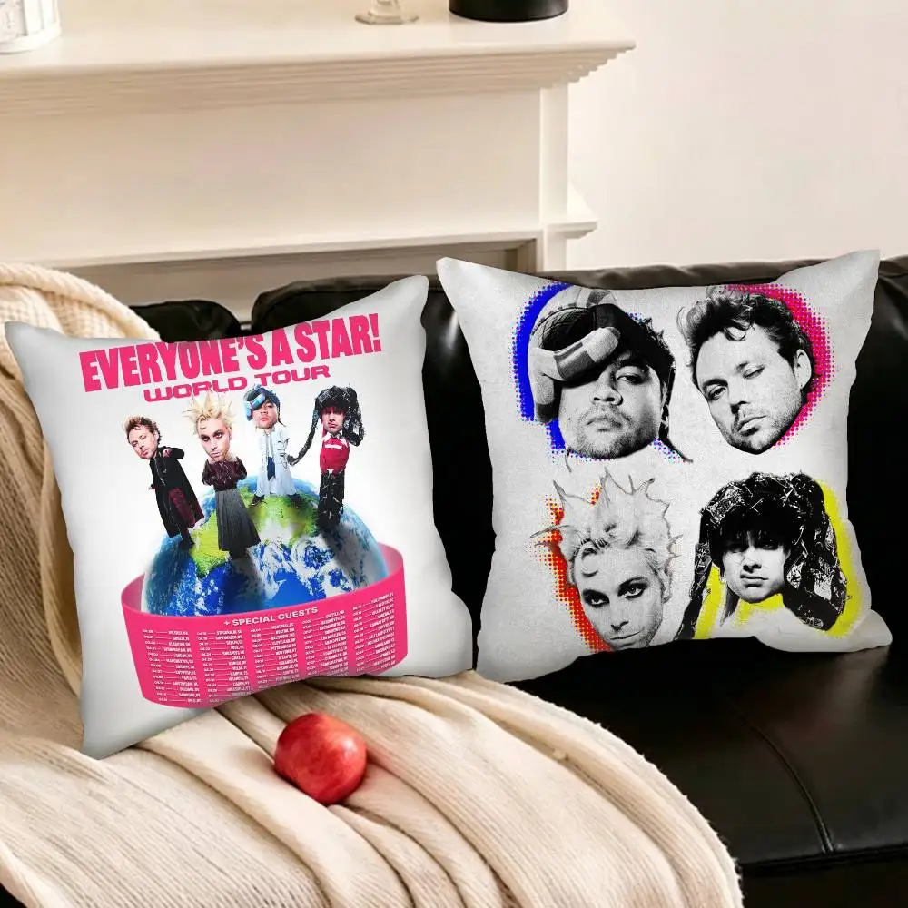 Band 5 Seconds of S-Summer 50s  Pillowcase for Sofa Room Office Decor Printing Protector Cushion Cover Valentine gift Custom