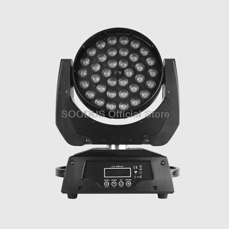 

RDM Smart Moving Head Par Light Full Color Wash Lights 36 LEDs Stage Effect Spotlight for DJ Disco Wedding Show Concert Lighting
