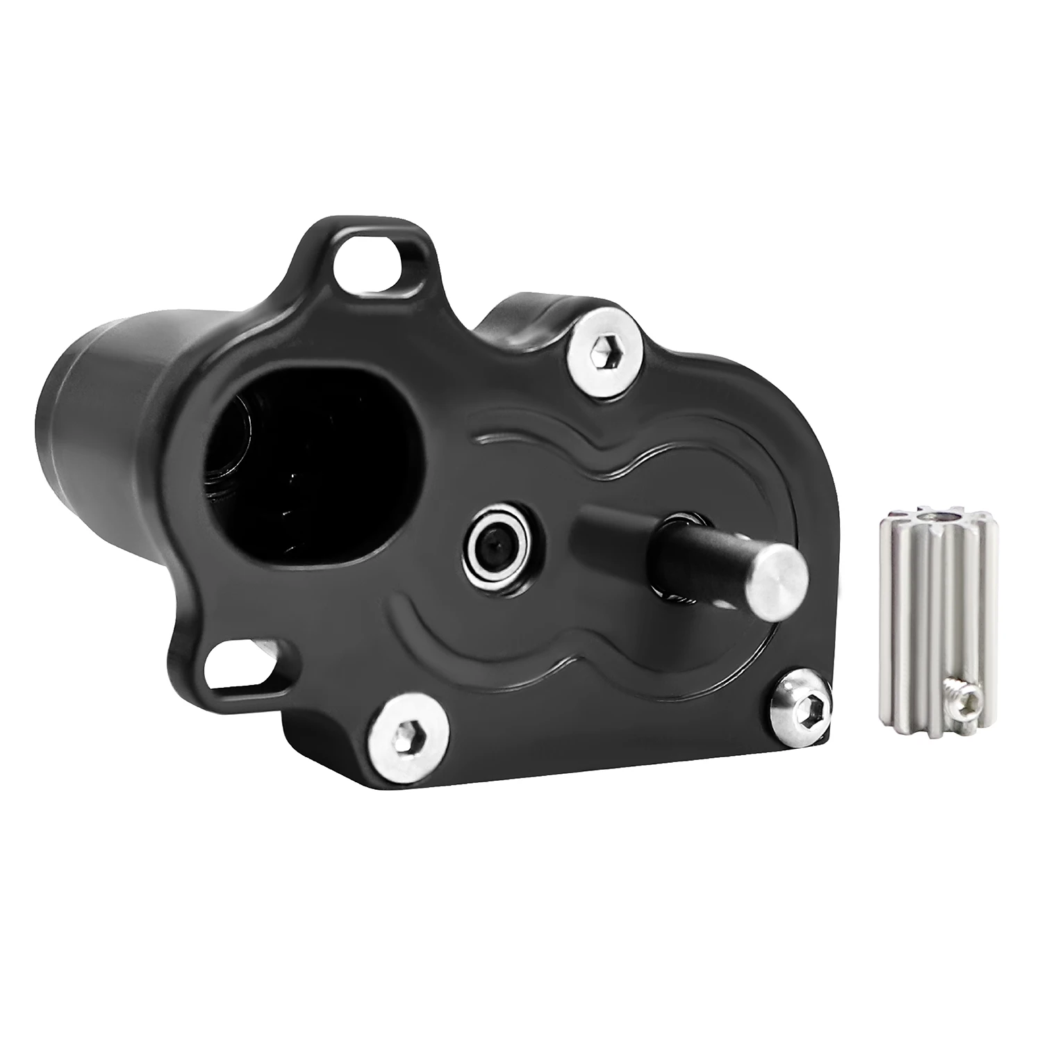 Metal Ultra Light LCG Transmission Low Speed 1:10.54 Gearbox With Motor Gear For 1/10 RC Car SCX10 TRX4 RC4WD Capra Upgrade Part