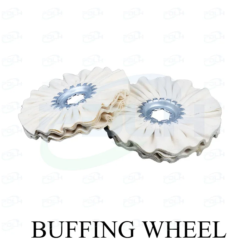 5PCS Buffing Wheel Polishing Wheel 120xHex19x10/20mm for Homag Brandt Edge Banding Machine 4-005-15-0187