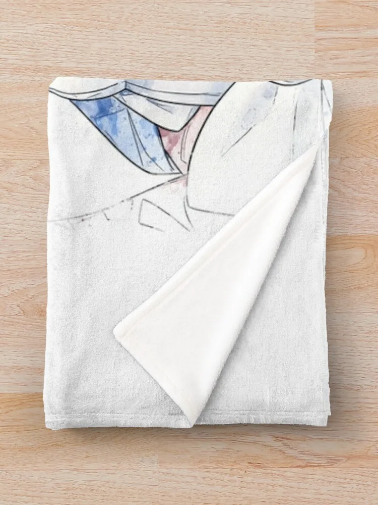 Fuwa Renge Coperta da tiro ad acquerello coperte e getta Divani alla moda Retros Coperte calde