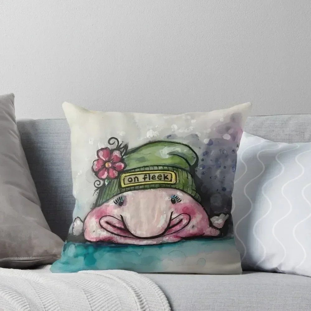 

Blobfish Beauty Throw Pillow christmas decorations 2025 Luxury Room Decorative Cushions luxury decor Cushion Child pillow