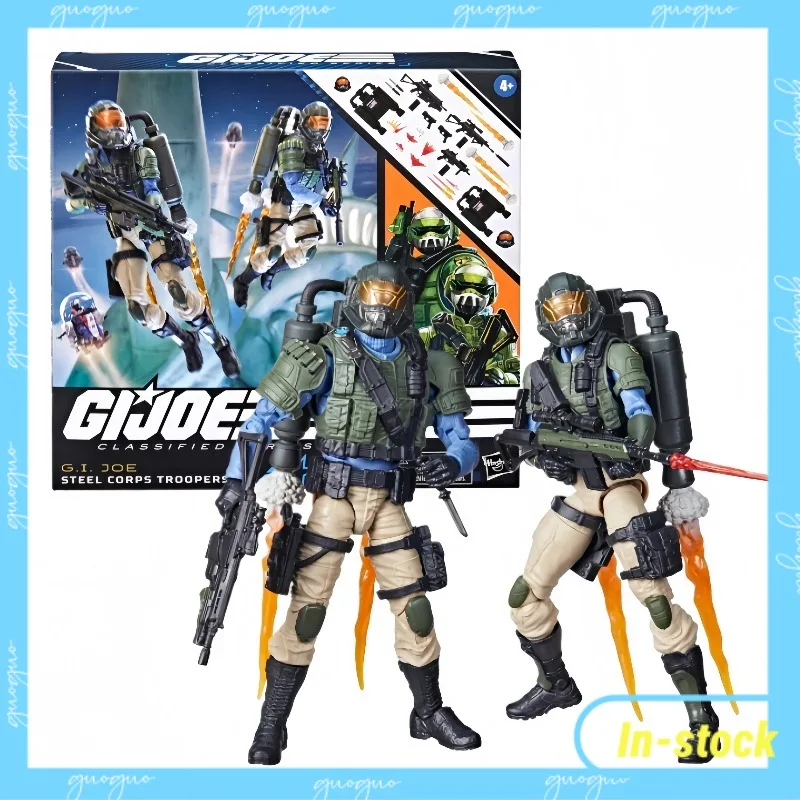 

【In-stock】 Hasbro G.I. Joe Classification Series Steel Guard 2-piece Set 15cm Action Soldier Model Toy
