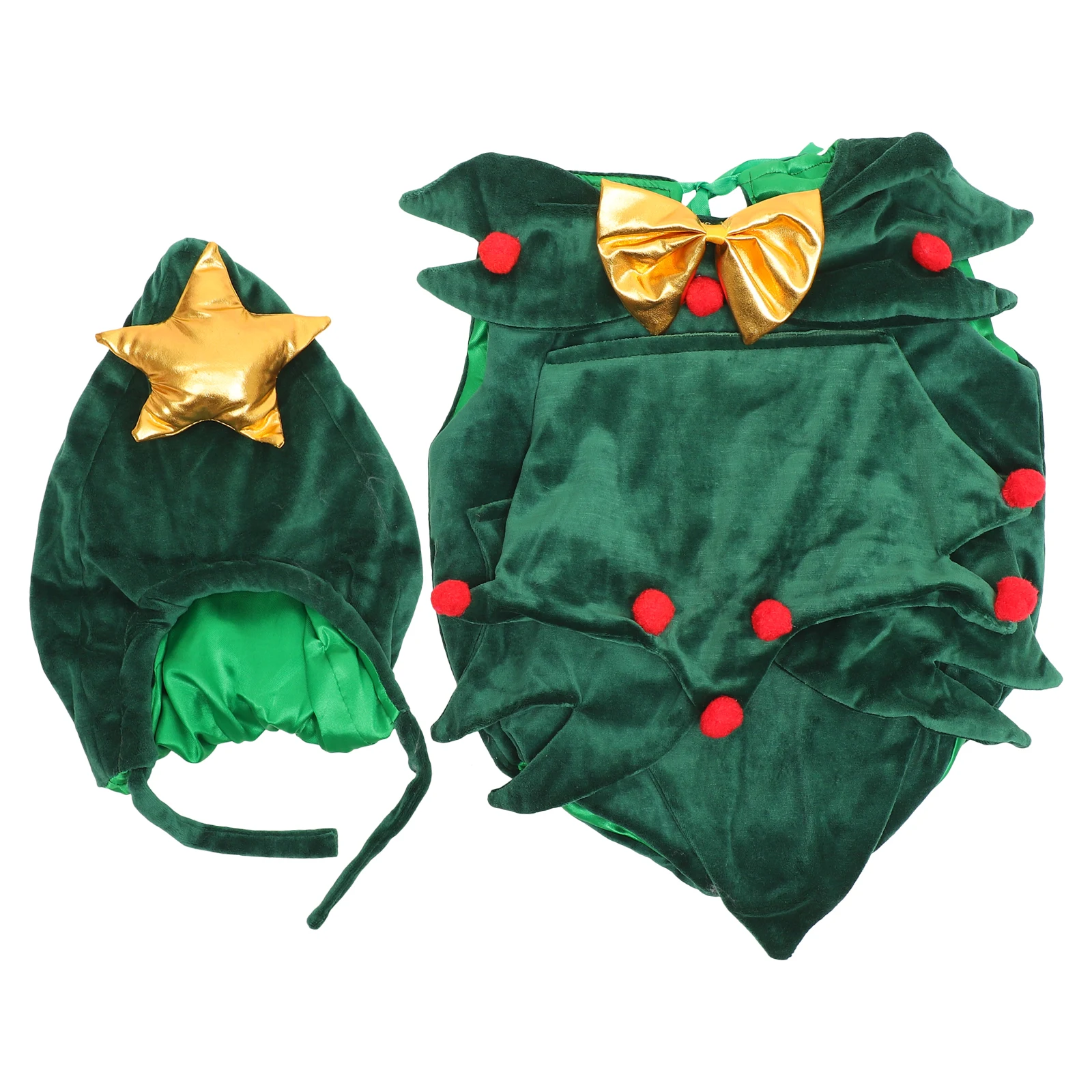 

Christmas Baby Costume Photography Suits Xmas Tree Design Child Outfits High Grade Material Breathable Skin Friendly